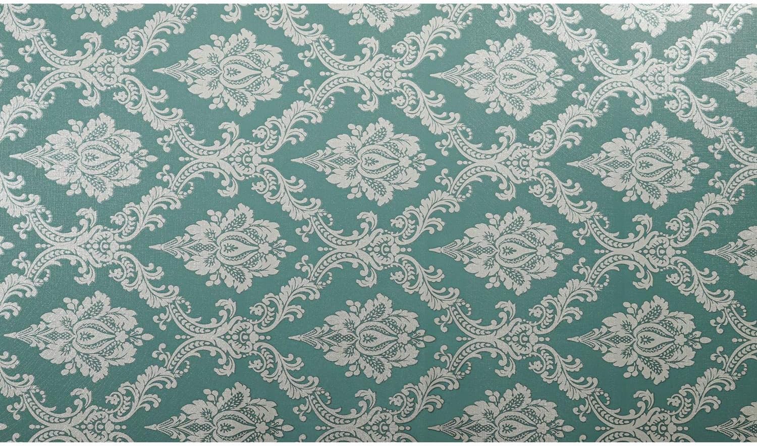 Self Adhesive Damask Wallpaper Contact Paper Shelf Liner for Kitchen Drawers Shelves
