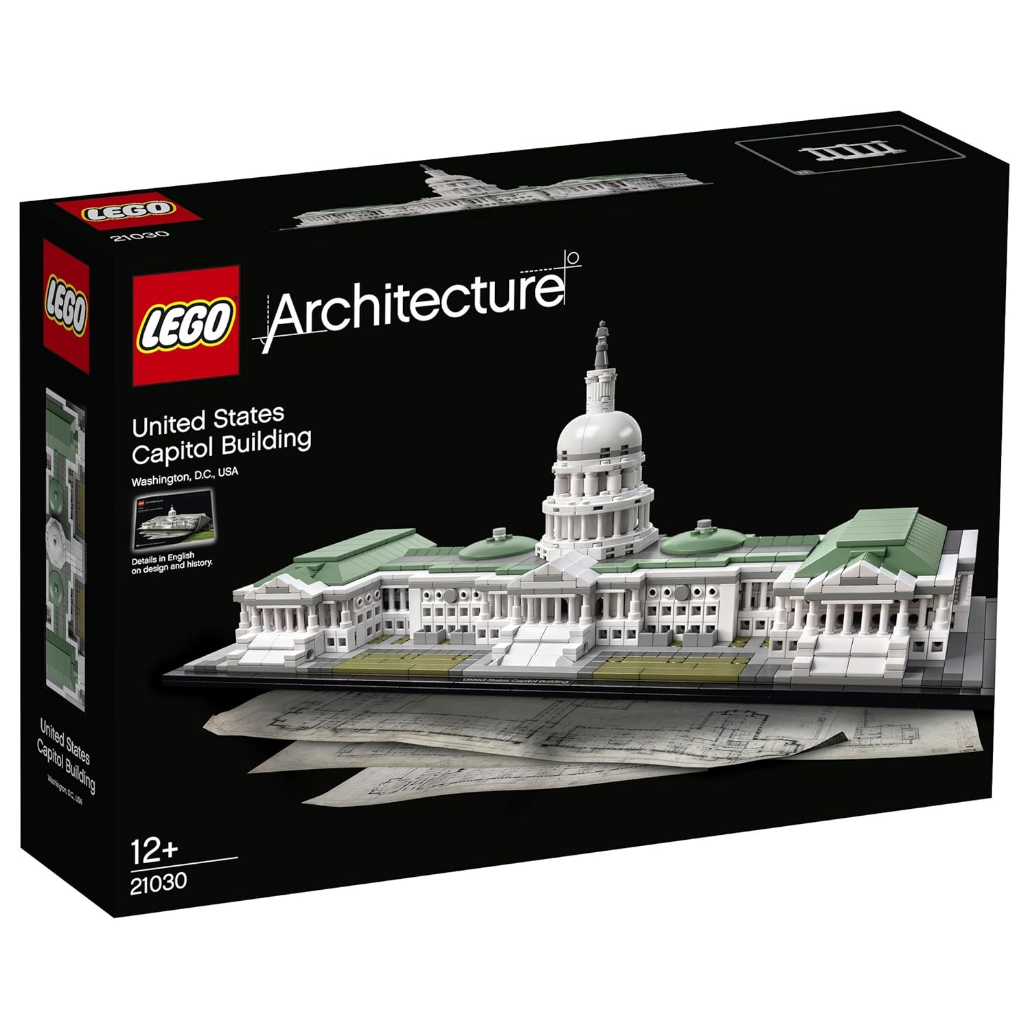 LEGO Architecture Juego de construcción Edificio del capitolio de Estados Unidos