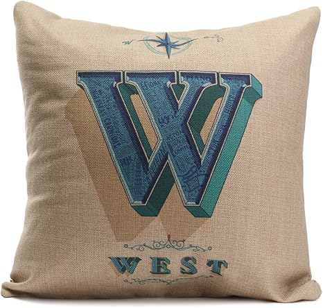 Amazon Co Jp Pc 5 カリフォルニアスタイル クッション 枕カバー マリン 西海岸 新生活 お洒落 個性的 ユニーク 結婚祝い 引越し 祝い リビング 寝室 ソファー インテリア プレゼント ギフト ホーム キッチン