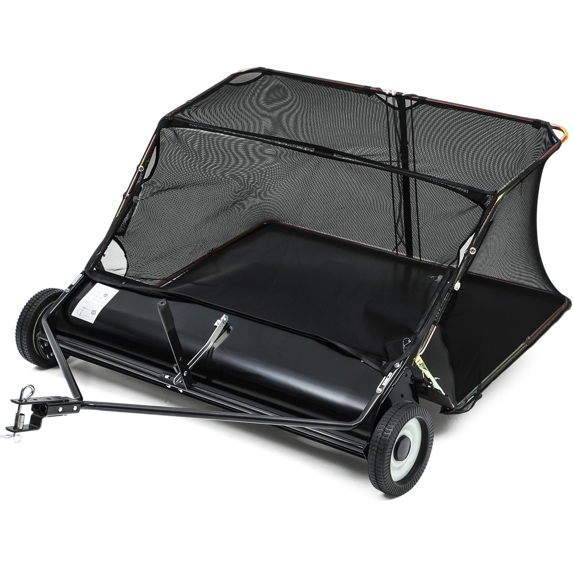 Photo 1 of ***used-**-*YITAMOTOR 50 "Heavy-Duty Lawn Sweeper and Leaf Collector, Extra-Large 25 Cubic Meters. Ft Hopper - Professional Grass Catcher, Adjustable Brush Height, Tilting Rope