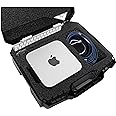 Case Club Hard-Sided Carry Case - Fits Apple Mac Studio, Magic Keyboard & Accessories - Rugged Lockable Travel & Storage Case