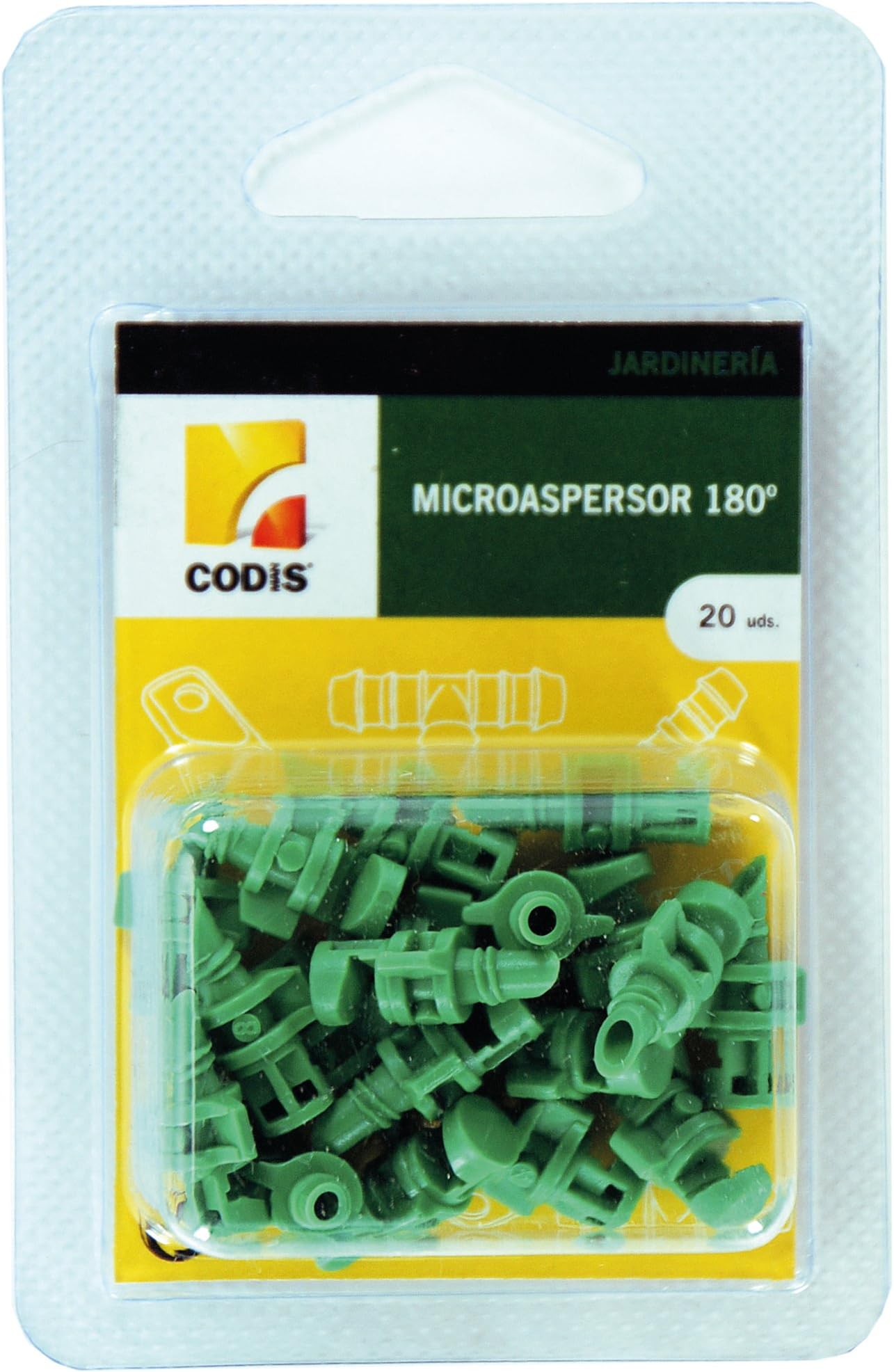 codis microaspersor 180º 20 unds.