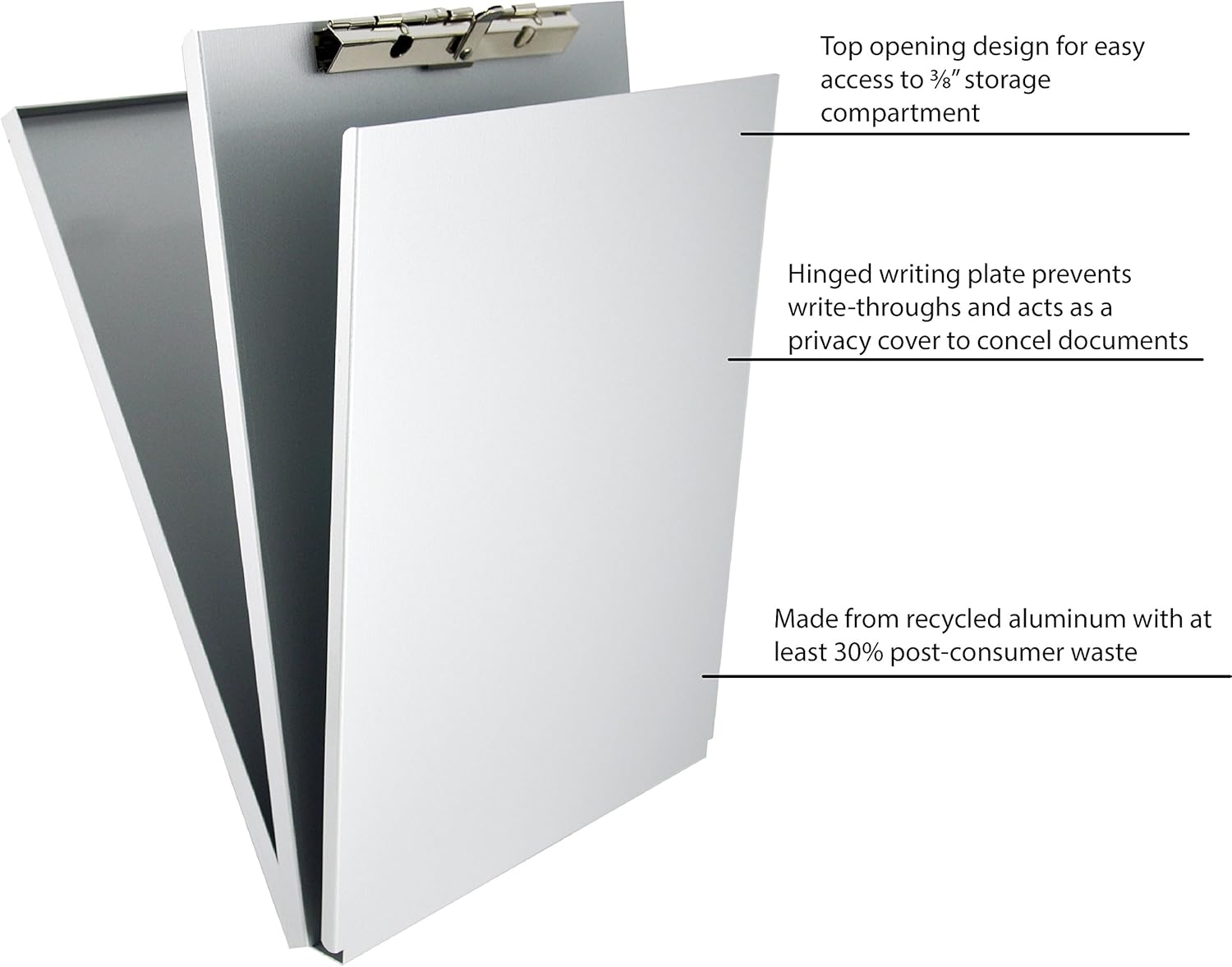 Saunders Recycled Aluminum A-Holder Form Holder – Letter Size Form Holder with Hinged Writing Plate. Office Supplies : Clipboards : Office Products