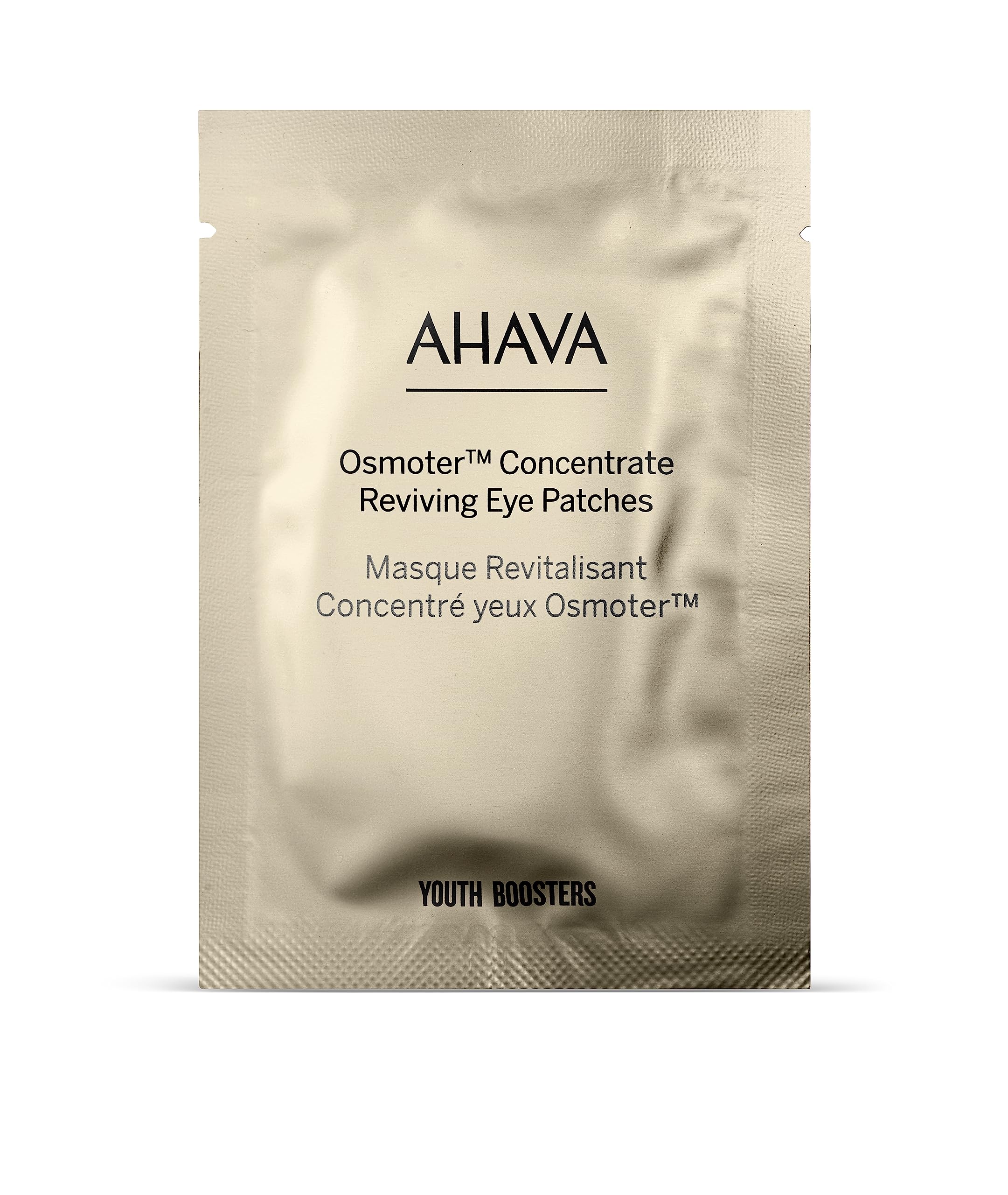 AHAVA Osmoter Eye Mask Pack - 6-Piece for Instant Hydration, Smoothing, and Radiance to the Eye