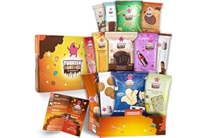 TURKISH MUNCHIES BY MUEKZOIN Midi International Snack Box | Premium Exotic Foreign Snacks | Unique Snack Food Gifts Included | Try Extraordinary Turkish Snacks | Candies from Around the World | 12 Full-Size + 1 Bonus Snacks