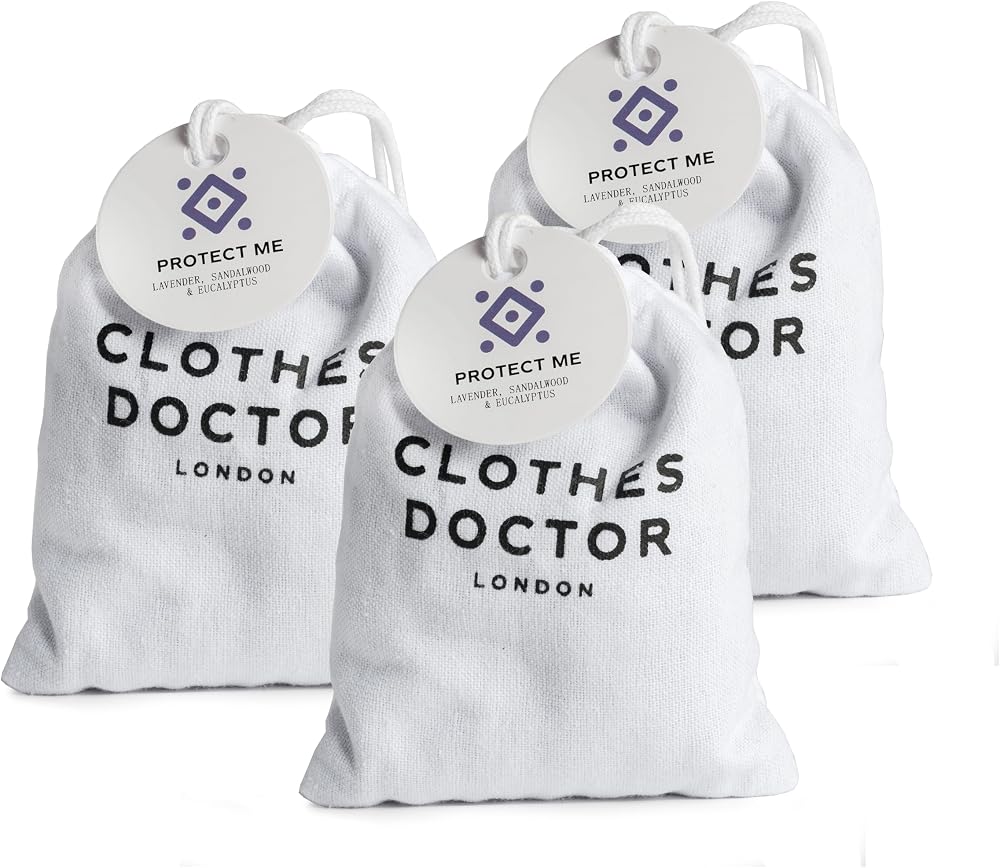 Clothes Doctor Natural Moth Repellent Scent Bags 3 Month Fragrance