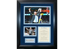 HOFSM.COM HALL OF FAME SPORTS MEMORABILIA Framed Roy Williams Hall of Fame North Carolina Tar Heels Facsimile Laser Engraved Signature Auto NCAA Basketball 11"x14"Photo Sig Collage