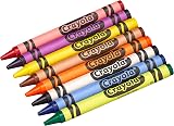 Crayola Wax Colouring Crayons Assorted Colours Pack of 8 Kids Art view 3