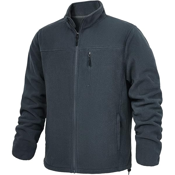 Amazon.com: 33,000ft Men's Full Zip Fleece Jacket Lightweight Warm
