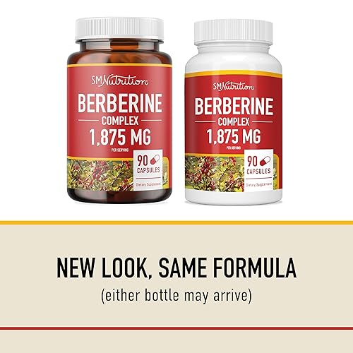 SMNutrition Berberine 1875mg | GLP 1 Supplement for Healthy GLP1 Activity, Digestive Health and Metabolic Balance | Non-GMO, Third-Party Tested | 90 Ct (1 Month Supply in Dubai - UAE | Whizz Multiple Vitamin-Mineral Supplements SMNutrition Berberine 1875mg | GLP 1 Supplement for Healthy GLP1 Activity, Digestive Health and Metabolic Balance | Non-GMO, Third-Party Tested | 90 Ct (1 Month Supply in Dubai - UAE | Whizz Multiple Vitamin-Mineral Supplements