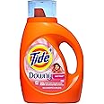 Tide Plus Downy Laundry Detergent Liquid Soap, April Fresh, 46 Fl Oz 29 Loads, 46 Fl Oz