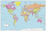 MapSherpa: World Wall Map - Large - 48 x 32 inches