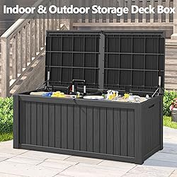 LHBGO Outdoor Storage Box, 180 Gallon Deck