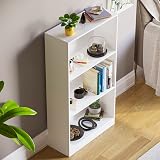 Vida Designs Cambridge 3 Tier White Bookcase Medium Shelving Unit view 4