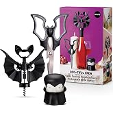 OTOTO Boo-tiful Crew Bundle of Elizabat, Vino, Gracula - Halloween Kitchen Decor Goth Accessories, Cool Kitchen Gadgets, Bat 
