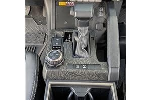 BORUIEN for Toyota Tacoma 2024 2025 and 4Runner 2025 Interior Accessories Center Console ABS Shift Panel Cover Decor Dashboar
