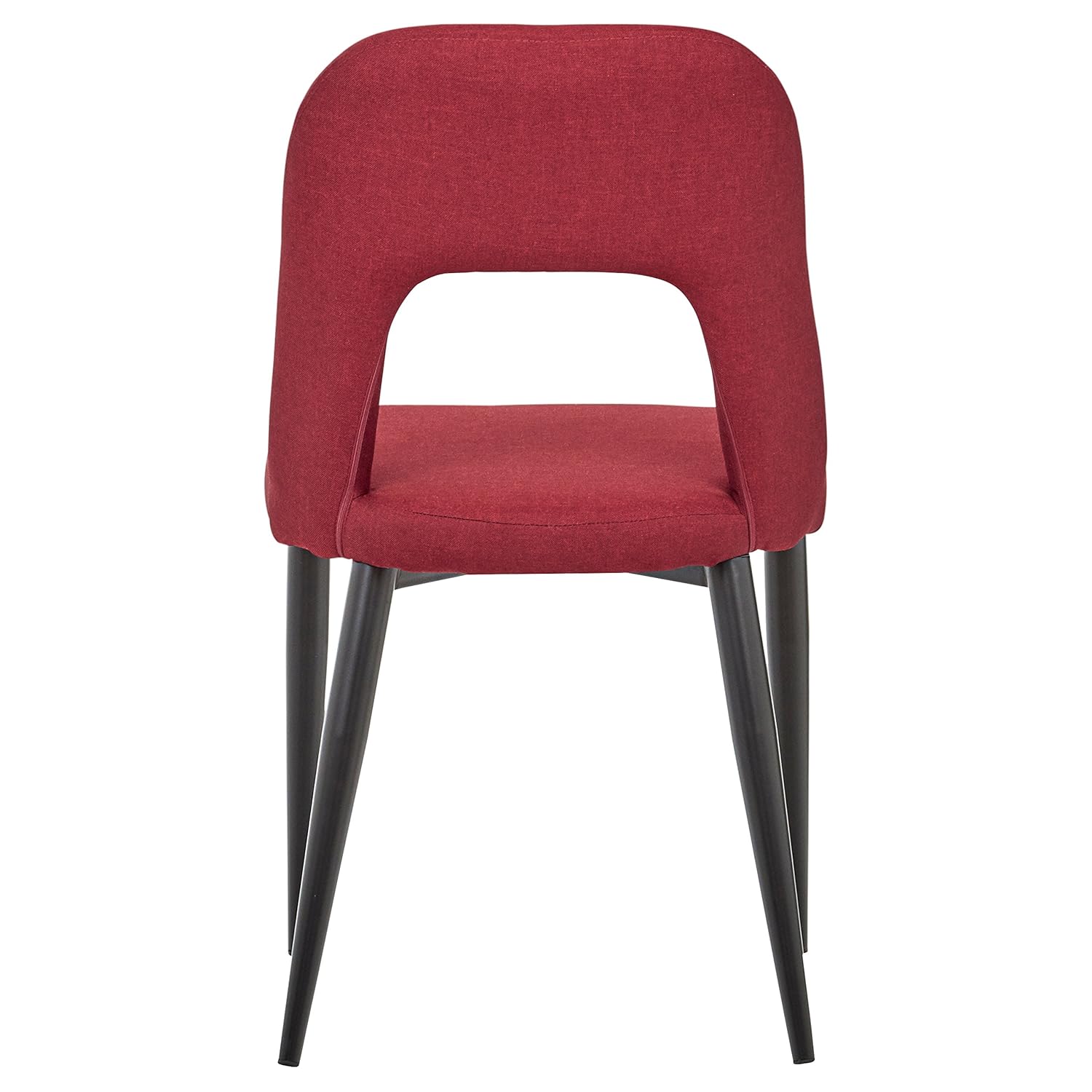 Grey Rivet Florence Mid-Century Modern Wide Open-Back Accent Kitchen Dining Chairs Set of 2 18 ...