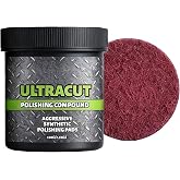 All-in-One Surface Restoration Polish with Pad, 2026 New Furniture Surface Polishing and Multi-Surface Scratch Remover Compound for Leather Wood Marble Countertop Cookware, 1 pcs