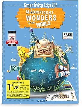 Smartivity Edge Magnificent Wonders of The World Augmented Reality Colouring Sheets
