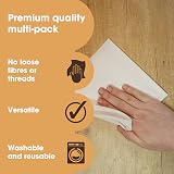 Furniture Clinic 6 Pack Lint Free Cleaning Cloths 30x30cm Wood Care view 2