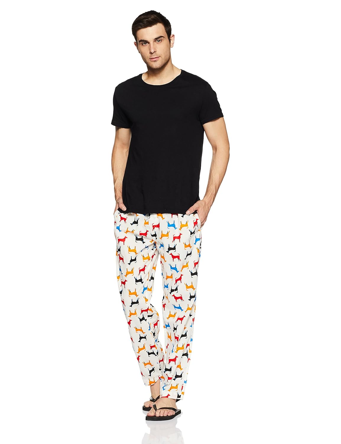 jack & jones men's cotton lounge pants