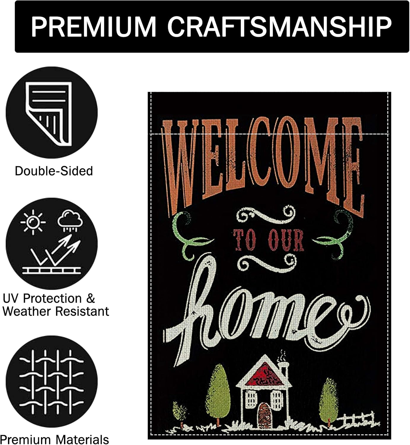 Tuoyi Welcome Spring Garden Flag, 18 x 12.5 Double Sided Design Spring Summer Rustic Farmhouse Burlap Yard Outdoor Decoration, Indoor & Outdoor Decorations : Garden & Outdoor