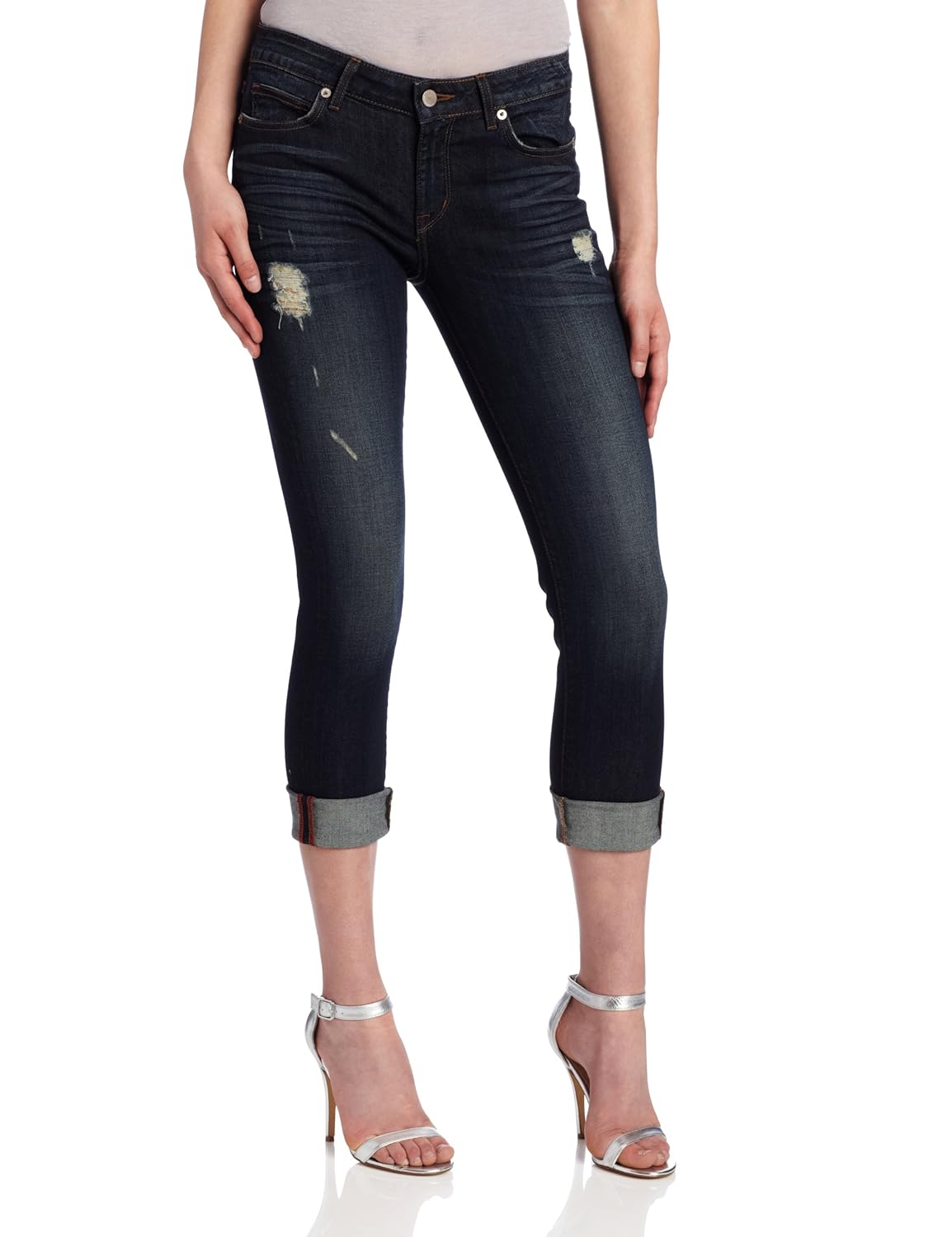 rich and skinny cropped jeans