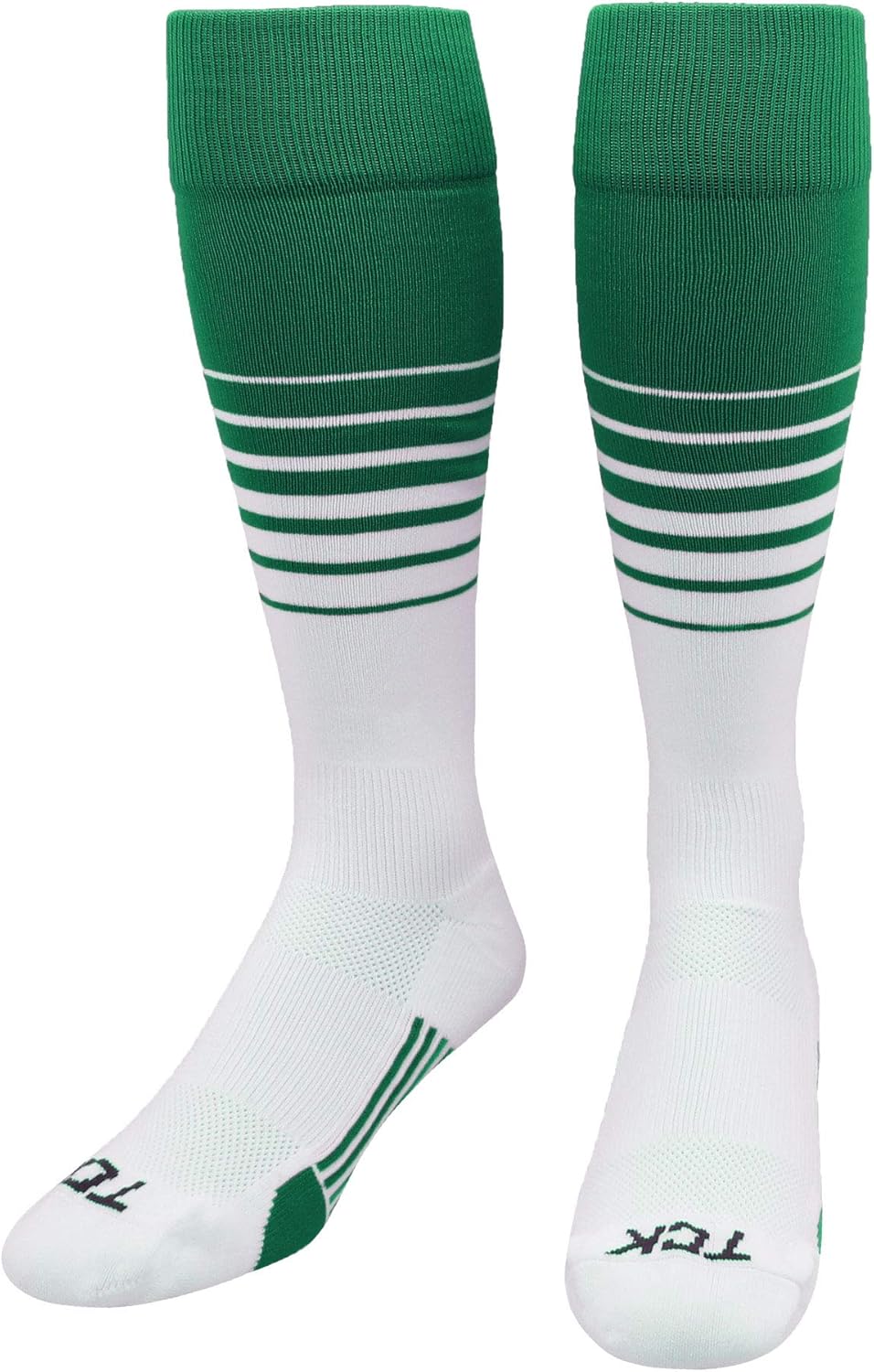 TCK Sports Elite Breaker Soccer Socks with Extra Cross-Stretch for Shin Guards (Multiple Colors) : Clothing
