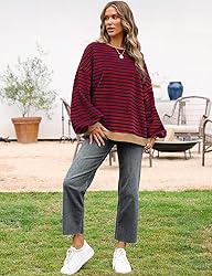 UEU Womens Oversized Long Sleeve Sweatshirts Color