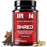 Iron Brothers Shred Thermogenic Fat Burner Supplement | Weight Loss Pills for Women, Men | Appetite Suppressant & Metabolism