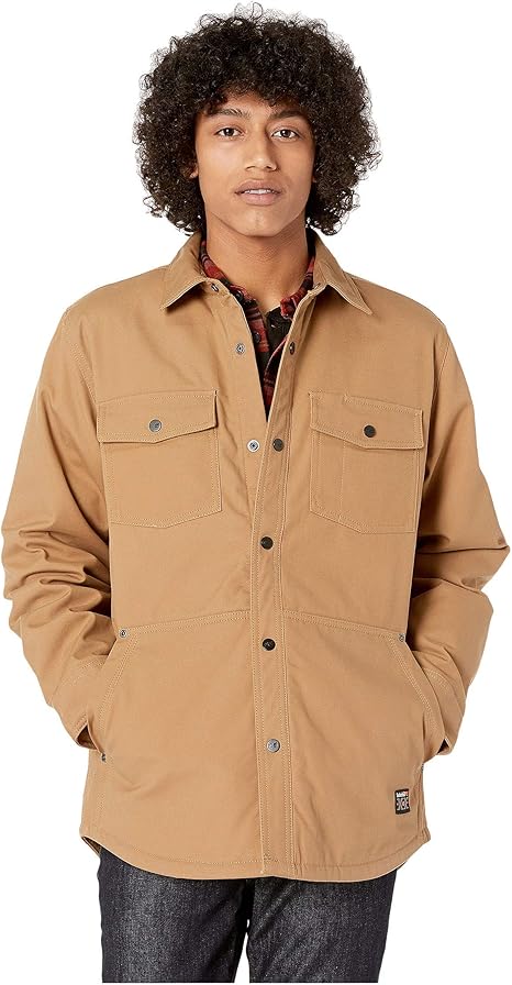 Amazon Timberland ティンバーランド アウター コート th Anniversary Roughcast Shirt Jacket Dark Wheat メンズ 並行輸入品 コート ジャケット 通販