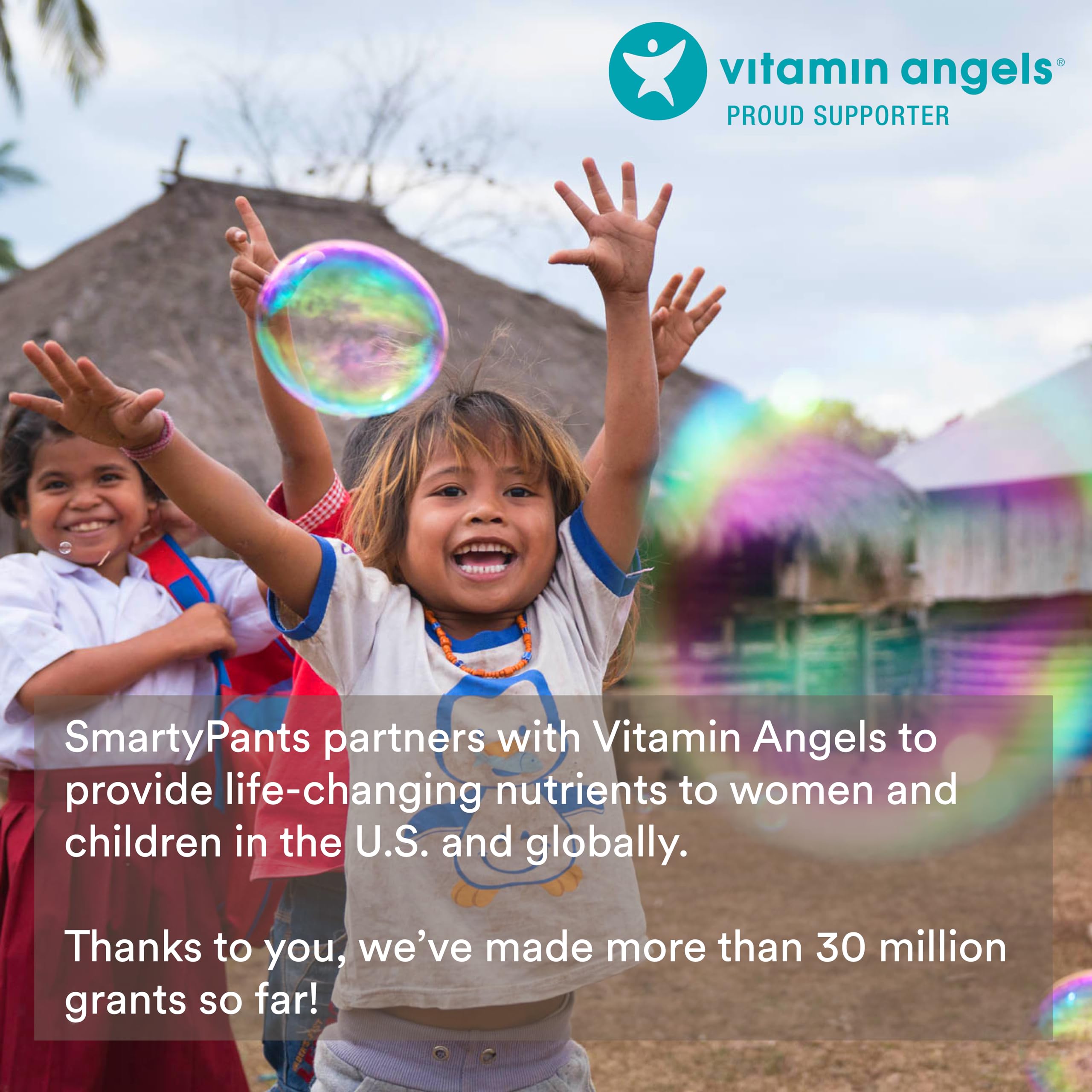 SmartyPants Kids Multivitamin Gummies: Omega 3 Fish Oil (EPA/DHA), Vitamin D3, C, Vitamin B12, B6, A, K & Zinc for Immune Support, Biotin, Grape, Cherry & Berry Flavors, 120 Count (30 Day Supply)