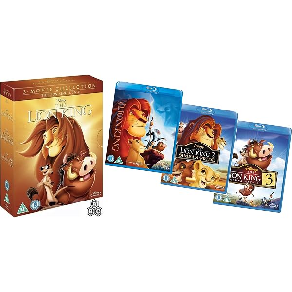 Amazon.com: The Lion King 1-3 Boxset [Blu-ray] : Jonathan Taylor