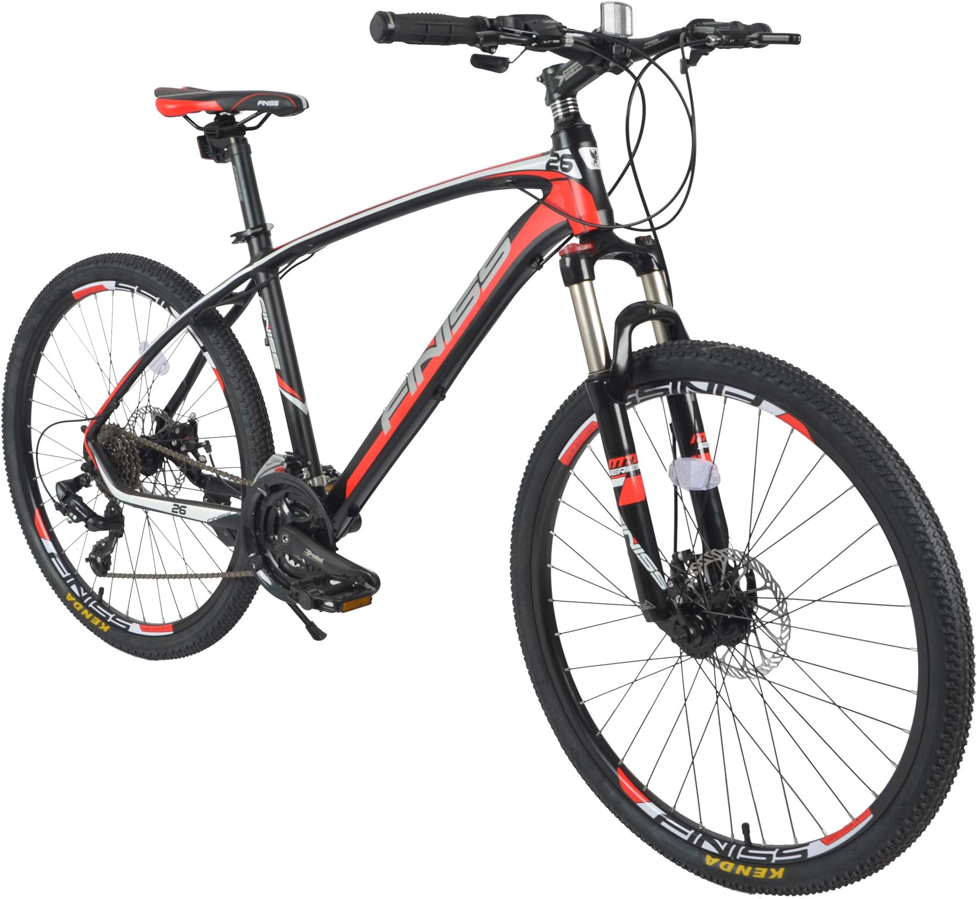 ALI VIRGO 26' Aluminum Mountain Bike with Disc Brake 24 Speeds Drivetrain, Mountain,Outroad Road,Commuter Bicycle