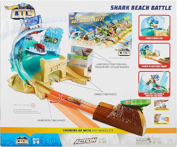 hot wheels playa tiburón