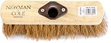 Newman and Cole 10 inch Wooden Broom Head with Soft Coco Bristles view 2