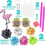 Blue Squid Summer Diamond Art Kit for Kids 5D Gem Craft Gift Set view 4