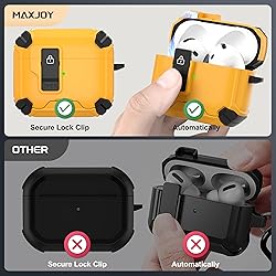 Maxjoy for AirPods 4 Case Cover 2024, AirPods 4th