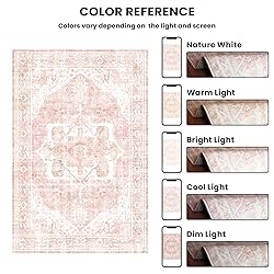 QD-Udreamy 6x9 Area Rugs - Machine Washable Rugs
