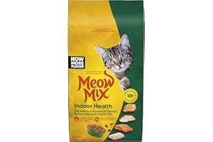 Meow Mix Indoor Health Dry Cat Food, 6.3 Pound Bag