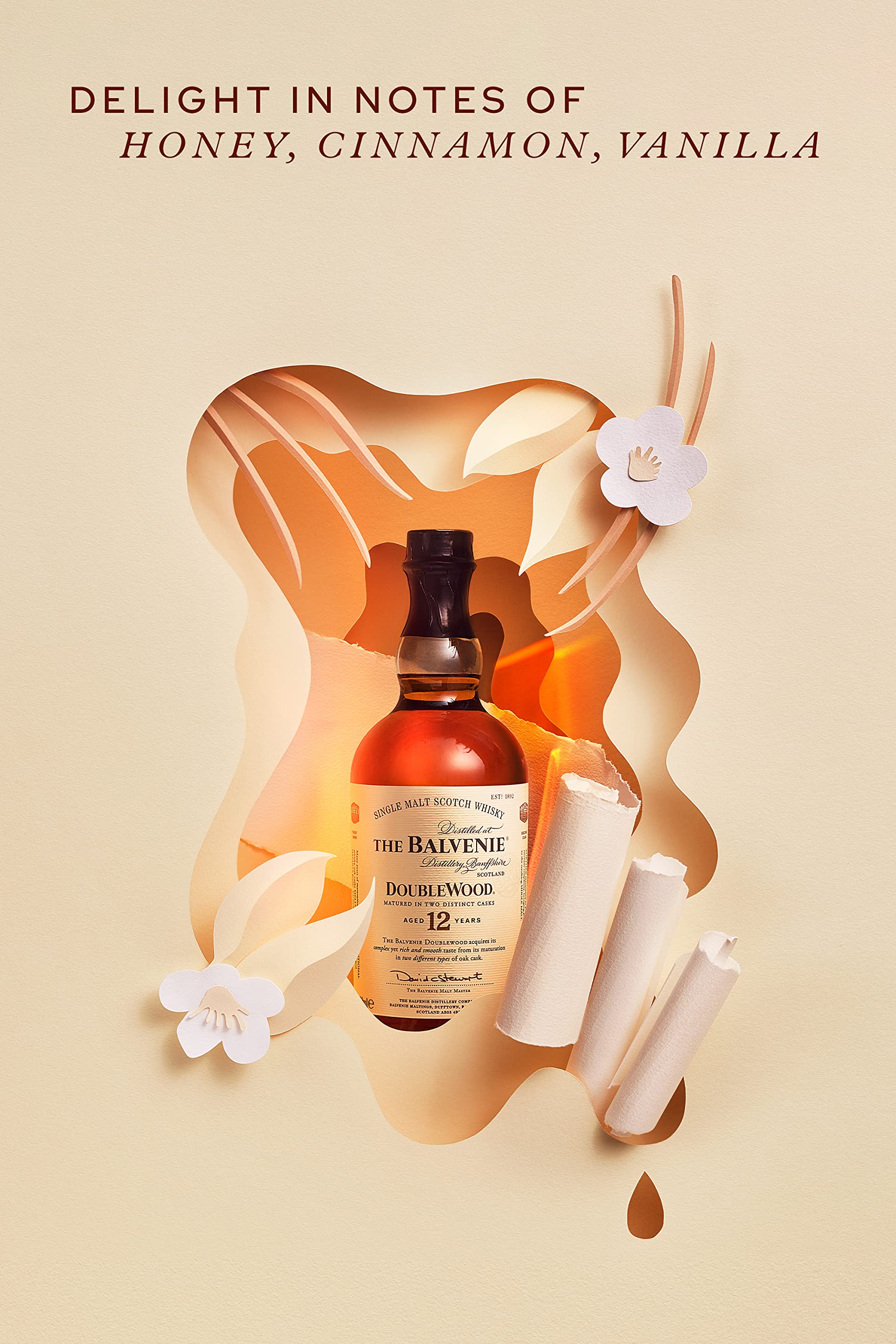 The Balvenie DoubleWood 12 Jahre Single Malt Scotch Whisky, 70cl 2