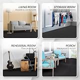 Yes4All KAL0 Mat Interlocking Floor 12 Tiles 12sqft Black EVA Foam view 3