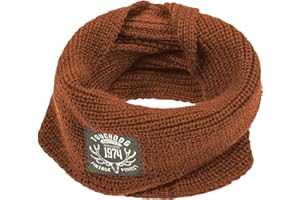 Touchdog Heavy Knitted Winter Dog Scarf, One Size, Coffee