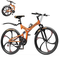MarKnig 26 Inch Adult Folding Bikes/Mountain