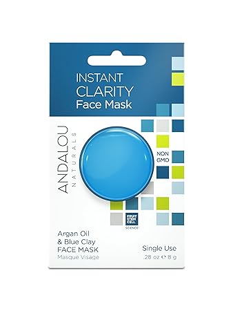 Download Amazon Com Andalou Naturals Instant Clarity Argan Oil Blue Clay Mask Pod 0 28 Ounce Beauty PSD Mockup Templates