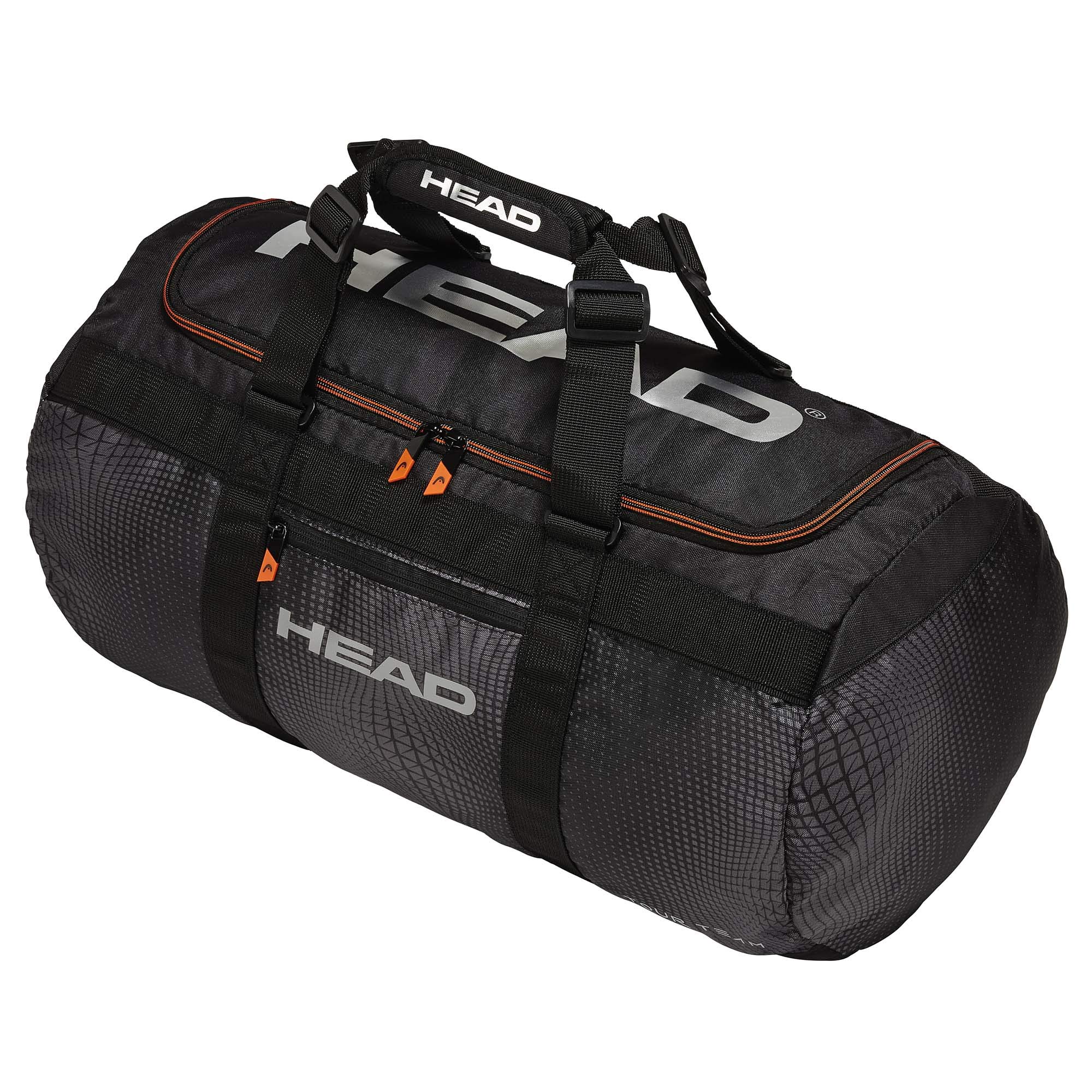 HEAD Unisex - Adult Tour Team Club Bag Tennis Bag, Black/Silver, One Size