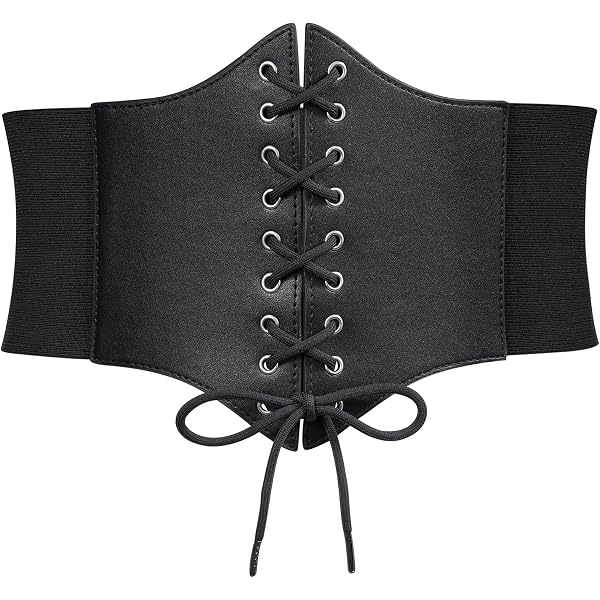 Haakong Black Corset for Women Wide Elastic Costume Waist  display picture 2