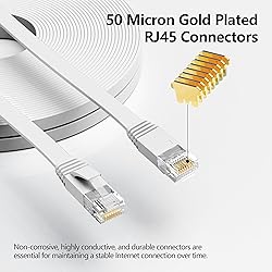 Jadaol Cat 6 Ethernet Cable 100 ft, Outdoor
