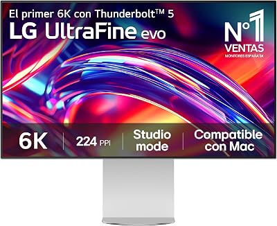 Monitor Ultrafine 32U990A-S - 32'', 6K(6144 x 3456), Plateado