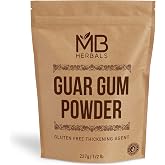 MB Herbals Guar Gum Powder 8 oz (0.5 LB / 227 Gram) | Gluten Free Thickening Agent for Soups Sauces Curries Ice-Creams
